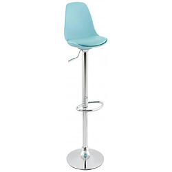 Mes Lot de 2 tabourets de bar design 39x42x104cm Bleu - SUK