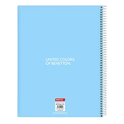 Carnet Benetton Spring Bleu ciel A4 120 Volets