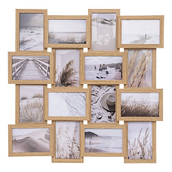 Atmosphera, Createur D'Interieur Pêle-mêle en MDF 16 photos effet nature - Longueur 58 cm x Hauteur 58 cm - Beige Atmosphera - Pêle-mêle en MDF 16 photos effet nature - Longueur 58 cm x Hauteur 58 cm - Beige - Nature