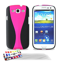 Muzzano Coque + 3 Films SAMSUNG GALAXY S3 / I9300 ""CupCase"" Rose bonbon