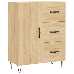 Maison Chic Buffet,Meuble de Rangement,commode pour salon,Cuisine chêne sonoma 69,5x34x90 cm bois d'ingénierie -MN62164