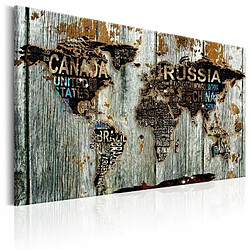 Paris Prix Tableau Imprimé Wooden Border 80 x 120 cm 