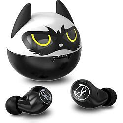 Universal Bouchon d'oreille sans fil cool chauve-souris design TWS casque sans fil enfant adulte Bluetooth 5.0 