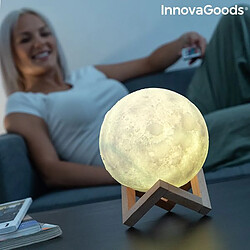 Lampe LED Rechargeable Lune Moondy InnovaGoods 