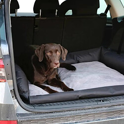 Kerbl Lit de voiture pour chien 80x60 cm Gris et noir