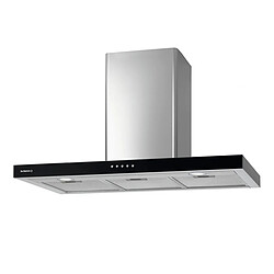 Hotte décorative murale 90cm 70db 604m3/h inox - DHD6901B - DE DIETRICH