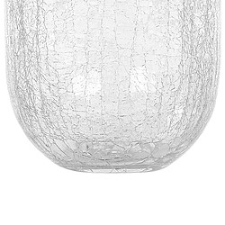 Acheter Beliani Vase à fleurs KYRAKALI Verre 28 cm Transparent