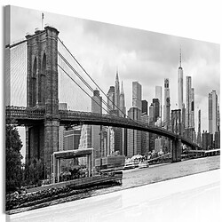 Paris Prix Tableau Road To Manhattan Narrow Black & White 50 x 150 cm