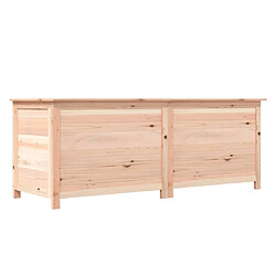 vidaXL Boîte à coussins d'extérieur 150x50x56 cm Bois de sapin massif