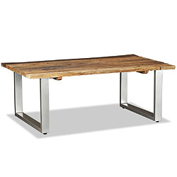 Maison Chic Table basse,Table Console Table d'appoint, Table pour salon Bois de récupération massif 100 x 60 x 38 cm -MN42337