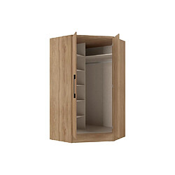 Avis Vente-Unique Armoire d'angle 2 portes - L101 cm - Coloris : Naturel - AURALI