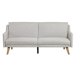 Concept Usine Canapé convertible scandinave 3 places gris clair ESTER