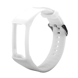 Wewoo Bracelet pour montre connectée Dragonne Sport en silicone POLAR A360 / A370 Blanc