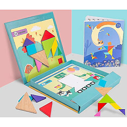 Universal Bébé Enfant Apprentissage Éducation Magnétique Puzzle 3D Puzzle Tangram Jeu Pensée Logique Formation 