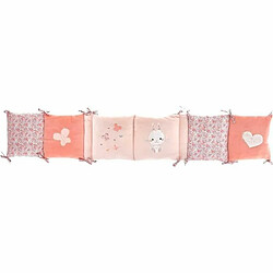 Domiva Tour de lit Lapinou - Rose - 30 x 180 cm 