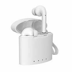 Paris Prix Écouteurs Sans Fil Earbox Pro Induction 6cm Blanc 