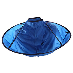 Pro Coupe Cheveux Cape Attrape Cheveux Coiffure Parapluie Cape Kit Bleu pas cher