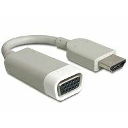 DeLock 65469 Adaptateur HDMI-A prise mâle vers VGA femelle Argent 