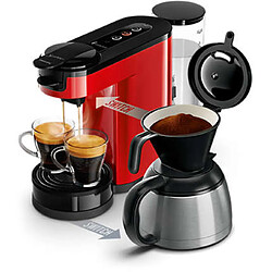 Philips Senseo HD6592/80 machine à café Autonome Cafetière à dosette Noir, Rouge 1 L 7 tasses Manuel 