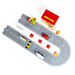 Avis Bigjigs Rail Pack d'accessoires routiers - 54 pièces