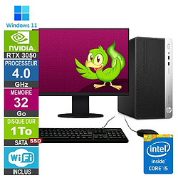 HP PC Gamer LPG-400G5 i5-8400 4.00GHz 32Go/1To SSD/RTX 3050/22" · Reconditionné 