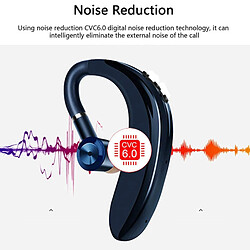 GUPBOO Casque sans fil avec microphone pour tous les smartphones, casque mains libres sport avec Bluetooth et microphone