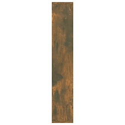 Acheter vidaXL Étagère murale Chêne fumé 36x16x90 cm Bois d'ingénierie