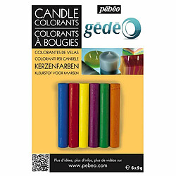 Pebeo 6 colorants concentrés en pigment pour bougie