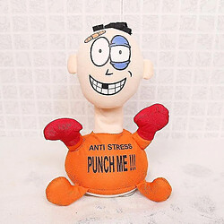 Universal Décompression électronique jouet en peluche robot poupée punch me stress de poupée de relief de relevé soft électrique