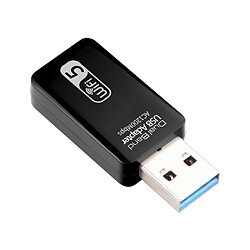 Adaptateur USB sans fil Adaptateur WiFi double bande USB3.0 AC1200 2.4GHz / 5.0GHz Ethernet 802.11AC pour ordinateur de bureau200