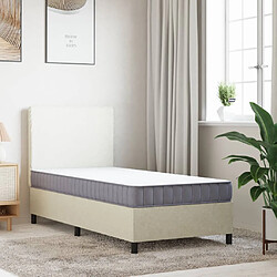 vidaXL Matelas en mousse moyennement doux 80x200 cm