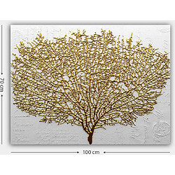 Avis Hanah Home Tableau Arbre doré 70 x 100 cm.