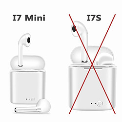 Acheter GUPBOO i7s TWS Mini écouteurs Bluetooth Casques sans fil Casques de sport Écouteurs intra-auriculaires pour écouter de la musique avec boîtier de charge pour