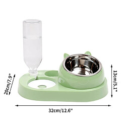 Universal Éleveur automatique de chats distributeur d'eau pour chats et chiens bol de boisson pour chiens fournitures pour animaux de compagnie bol de céréales pour animaux de compagnie distributeur d'eau pour chats (bleu) pas cher