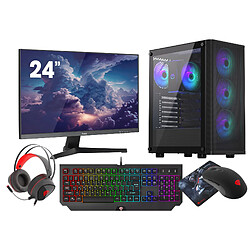 VIST Gaming Ryzen 7 5700G - RAM 16Go - RX VEGA - SSD 1To M.2 - WIFI - 24" - Windows 11 Pro 