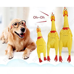 CONFO® poulet couineur chien jaune plastique jouet coq enfant resistant bruit gros interactif crie à jouer animaux