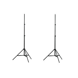 vidaXL Supports de lumière 2 pcs Hauteur 78-210 cm 