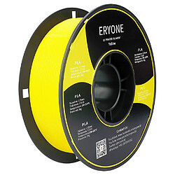 None Filament PLA ERYONE pour imprimante 3D 1,75 mm Tolérance 0,03 mm 1 kg (2,2 lb)/bobine - Jaune