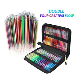 Avis 121 pièces stylos Gel pour livres à colorier pour adultes, ensemble de stylos marqueurs Gel colorés pour enfants