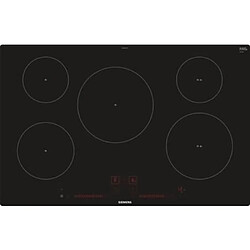 Siemens EH801LVC1E Table de Cuisson 7400W 60Hz Encastré Céramique Gestion Energies Noir