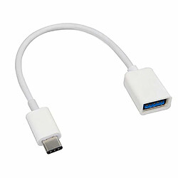 INECK® Câble OTG USB Type C USB 3.1 Mâle vers USB A Femelle Adaptateur USB C Host pour Samsung Galaxy Note 8//S9/S8, Oneplus 5, Huawei Mate 10, Nexus 6P, MacBook Pro, Chromebook Pixel etc.