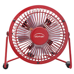 Domair Ventilateur de table MINIFAN ROUGE