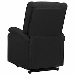 Acheter Maison Chic Fauteuil de massage,Fauteuil luxe de relaxation Noir Tissu -MN33518