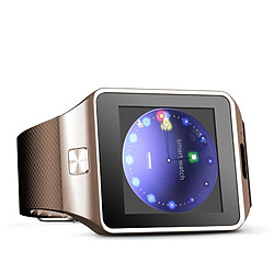 Avis Wewoo Montre conectée or 2G Smartwatch Téléphone, Anti perte / Podomètre / Moniteur de Sommeil, MTK6260A 533 MHz, Bluetooth / Appareil photo