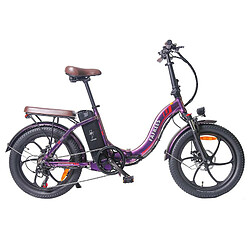 FAFREES F20 Pro Vélo Électrique 20 pouces Cadre Pliant E-bike - Violet