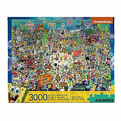 AQUARIUS SpongeBob SquarePants Puzzle (Puzzle 3000 piAces) - Marchandises et objets de collection SpongeBob sous licence officielle - Sans Ablouissement - Ajustement prAcis - 32 x 45 pouces 