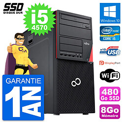 PC Tour Fujitsu Esprimo P720 Intel i5-4570 RAM 8Go SSD 480Go Windows 10 Wifi · Occasion 