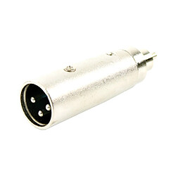 Adaptateur XLR Mâle - RCA Mâle Mono Easy Plugger