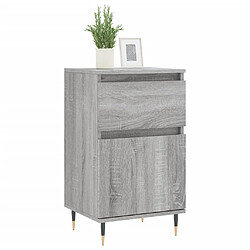 Avis Maison Chic Ensemble de 2 Buffets,commode,console pour rangement sonoma gris 40x35x70 cm bois d'ingénierie -MN66995