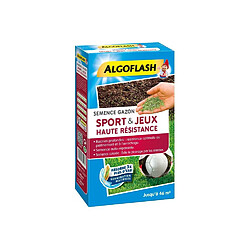 ALGOFLASH Semences gazon terrain de sport et jeux - Haute résistance - 1 Kg